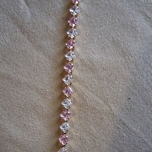 18KT MOISENITE GOLD FILLED. Tennis Bracelet - HYPOALERGENIC.RETAIL 299.00